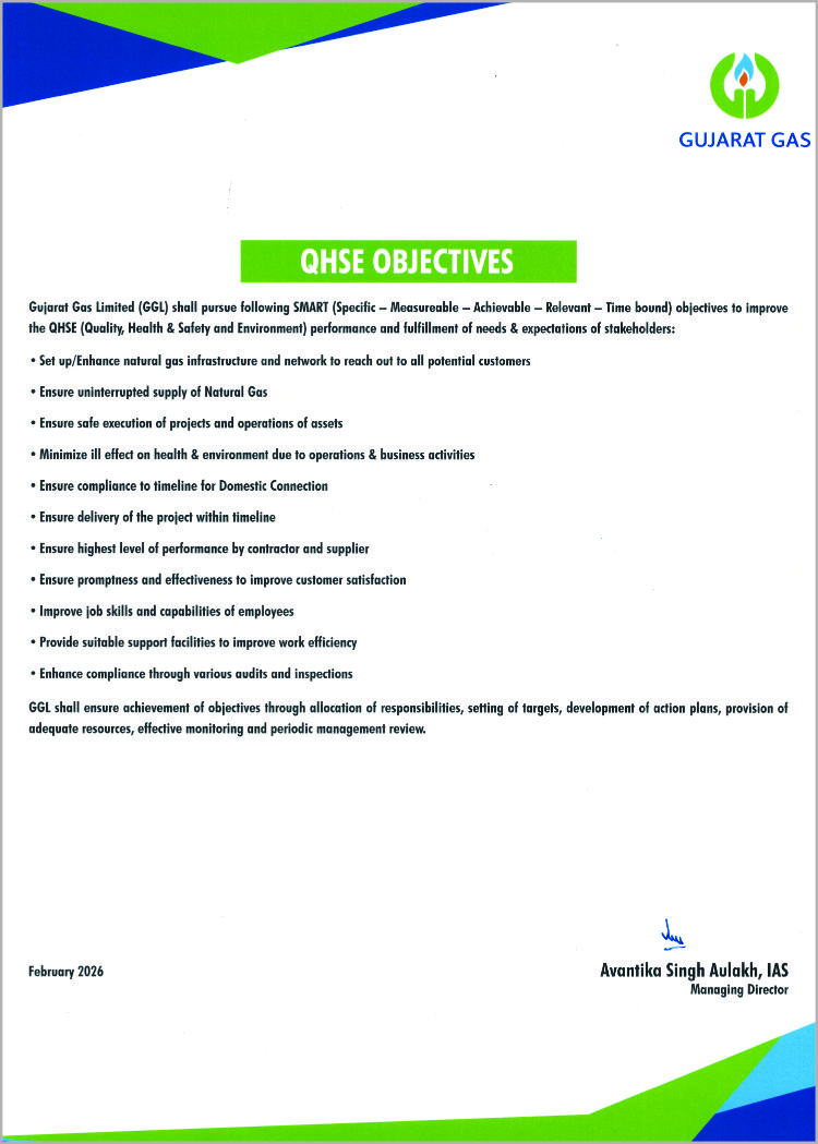 Gujarat Gas HSE Policy