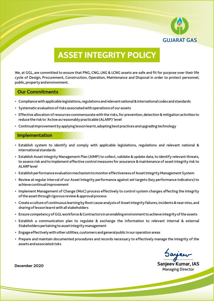 Gujarat Gas HSE Policy